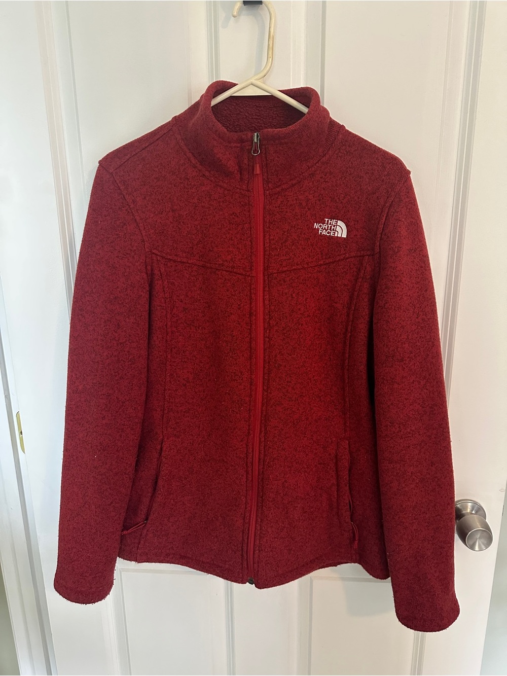 The North Face Women's Red Full‑Zip Jacket